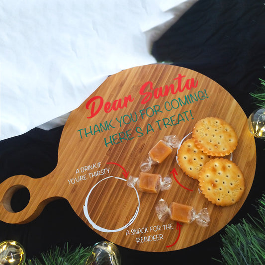 Santa's Plate Free Template