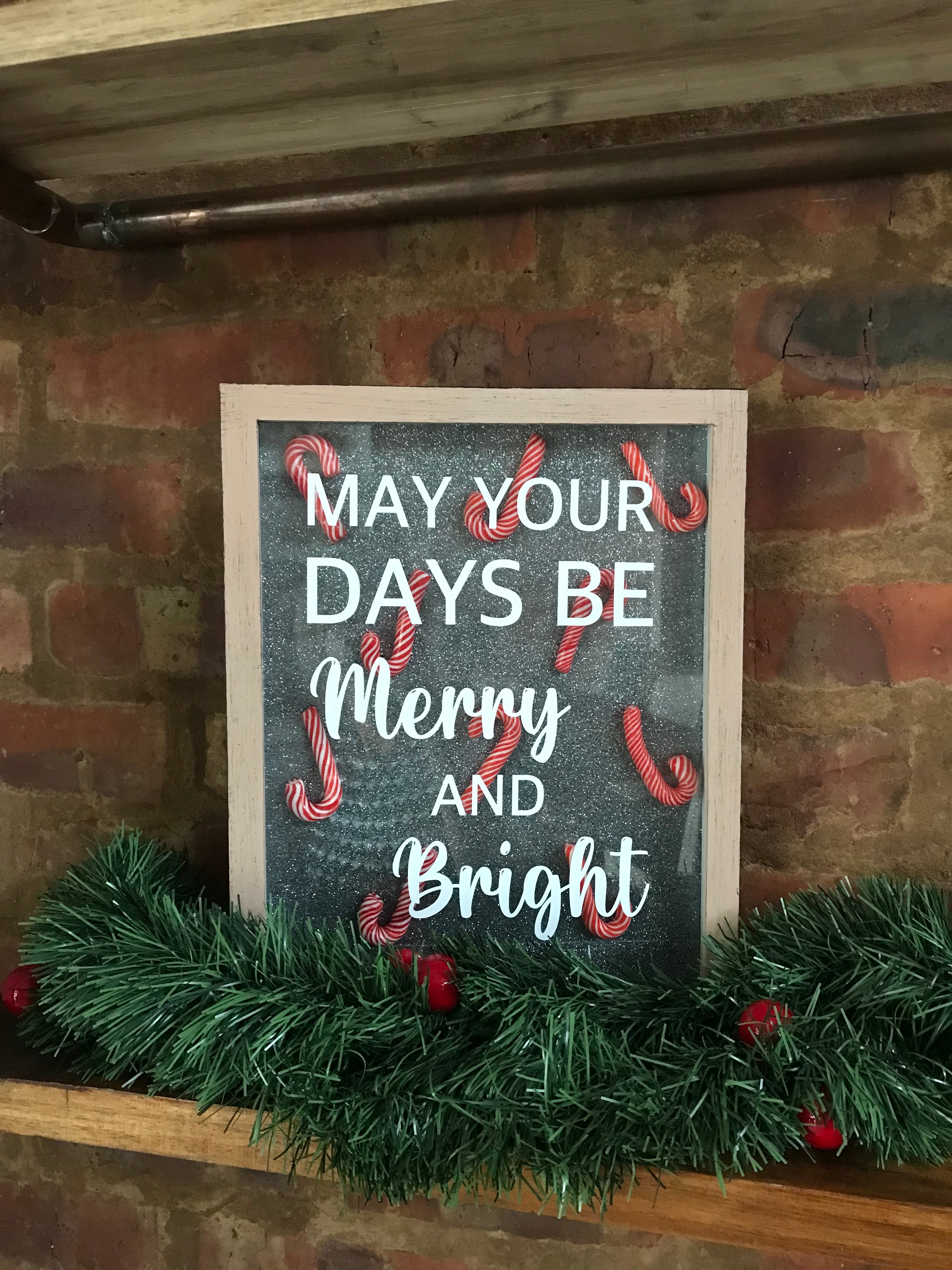 Merry & Bright free SVG download – DRKCrafts