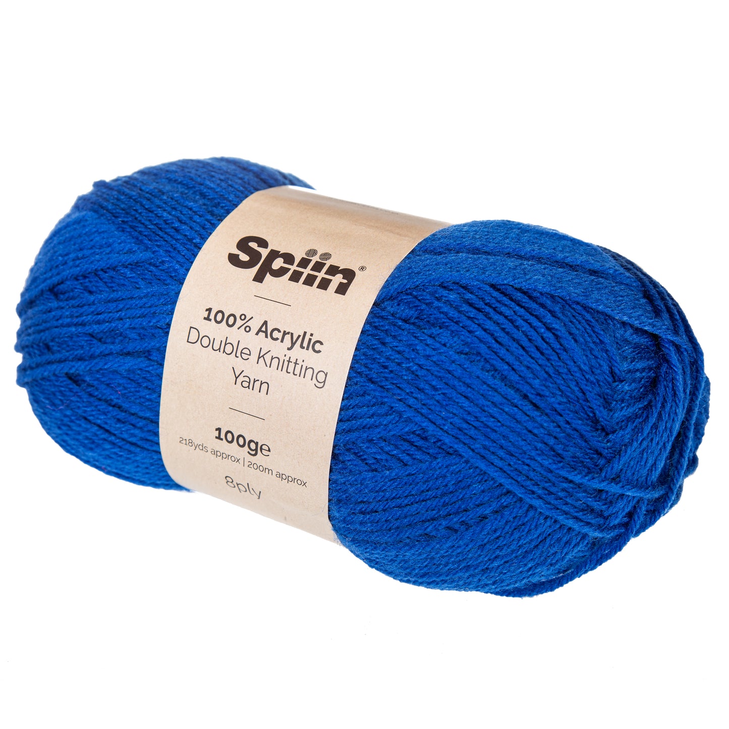 Spiin High Quality Double Knit Yarn - 10x100g Balls Royal Blue