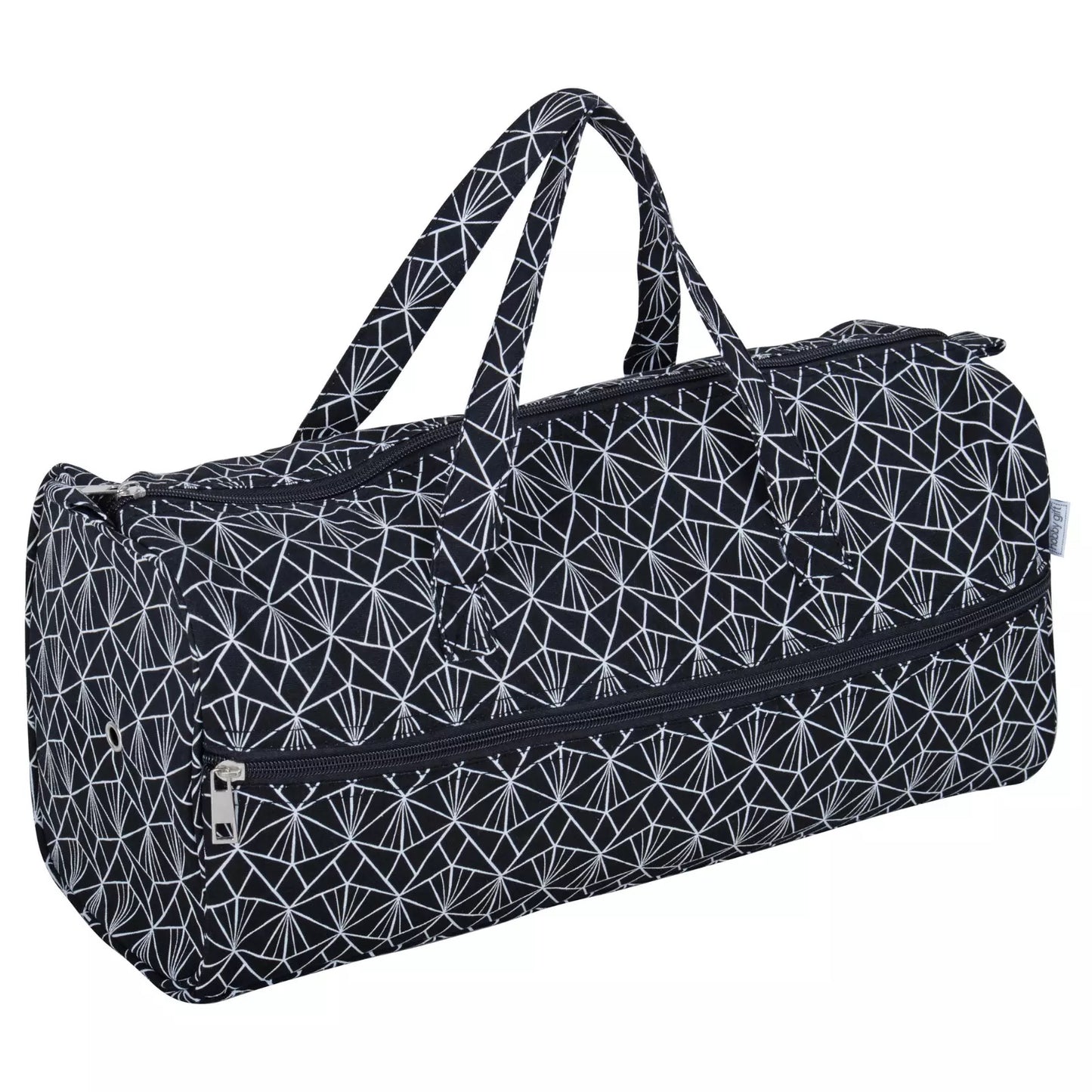 HobbyGift Knitting Storage Bag – Deco Print | Yarn & Crochet Project Tote