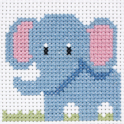 Anchor 1st Counted Cross Stitch Kit Elephant