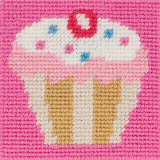 Anchor 1st  Tapestry Kit Cupcake