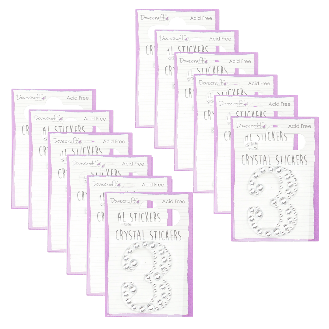 Dovecraft Crystal Stickers 3