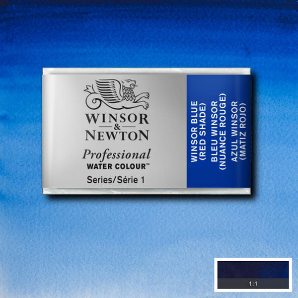 Winsor Blue Red Shade Whole Pan - S1 Professional Watercolour - Winsor & Newton at DRK Crafts