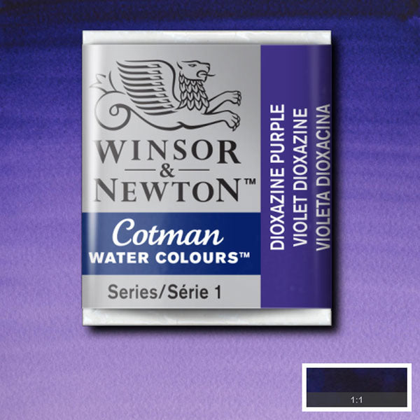Winsor & Newton Cotman Watercolour Half Pan Dioxazine Violet - Winsor & Newton at DRK Crafts