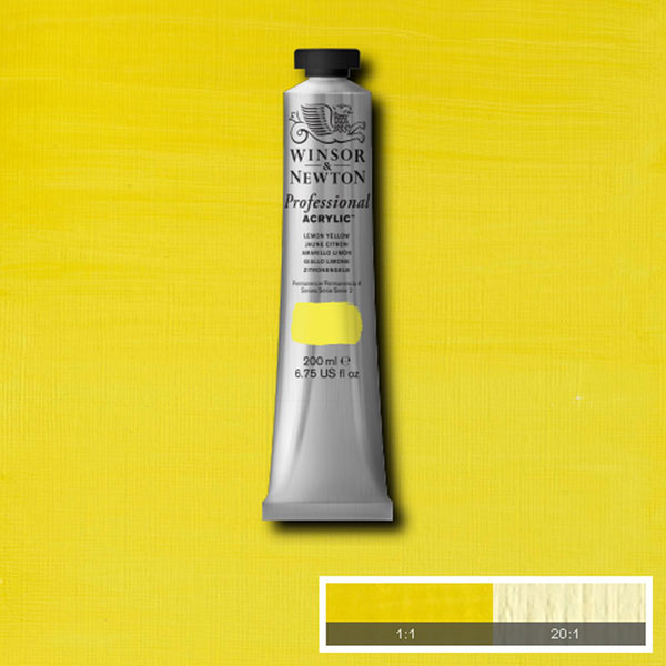 Winsor & Newton PAC 200ml Lemon Yellow - Winsor & Newton at DRK Crafts