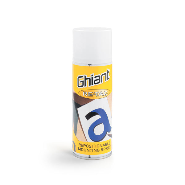 Ghiant Repositionable Spray – 400ml – Low-Tack Adhesive