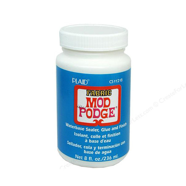 Plaid Mod Podge Fabric 8 oz (237 ml)