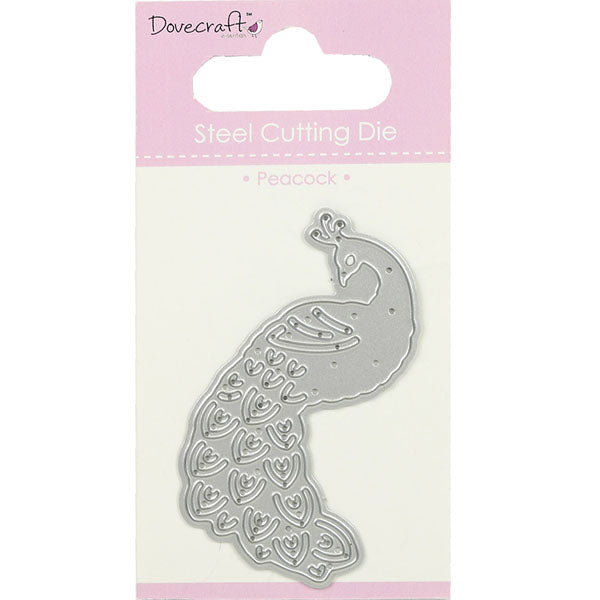 Dovecraft Peacock Cutting Die for Card Making and Scrapbooking