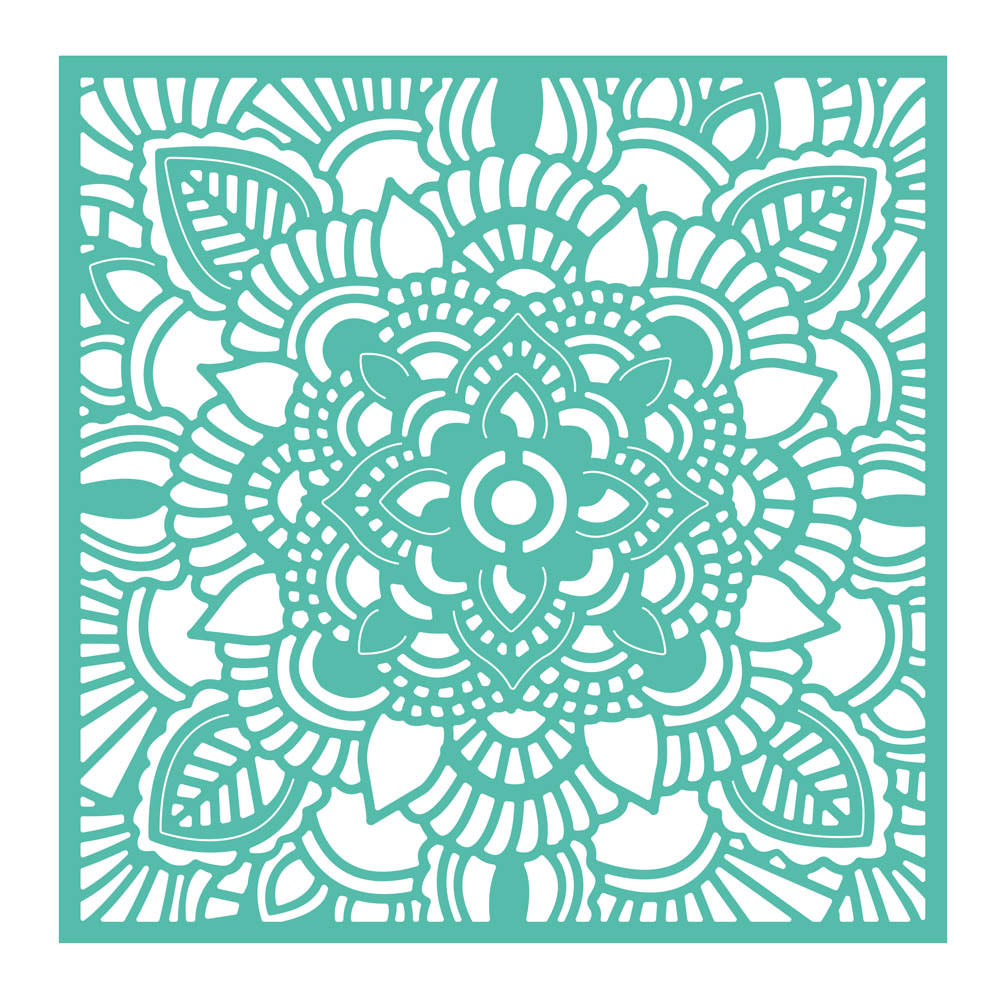 First Edition Cutting Dies Lrg S2- 6x6 Mandala