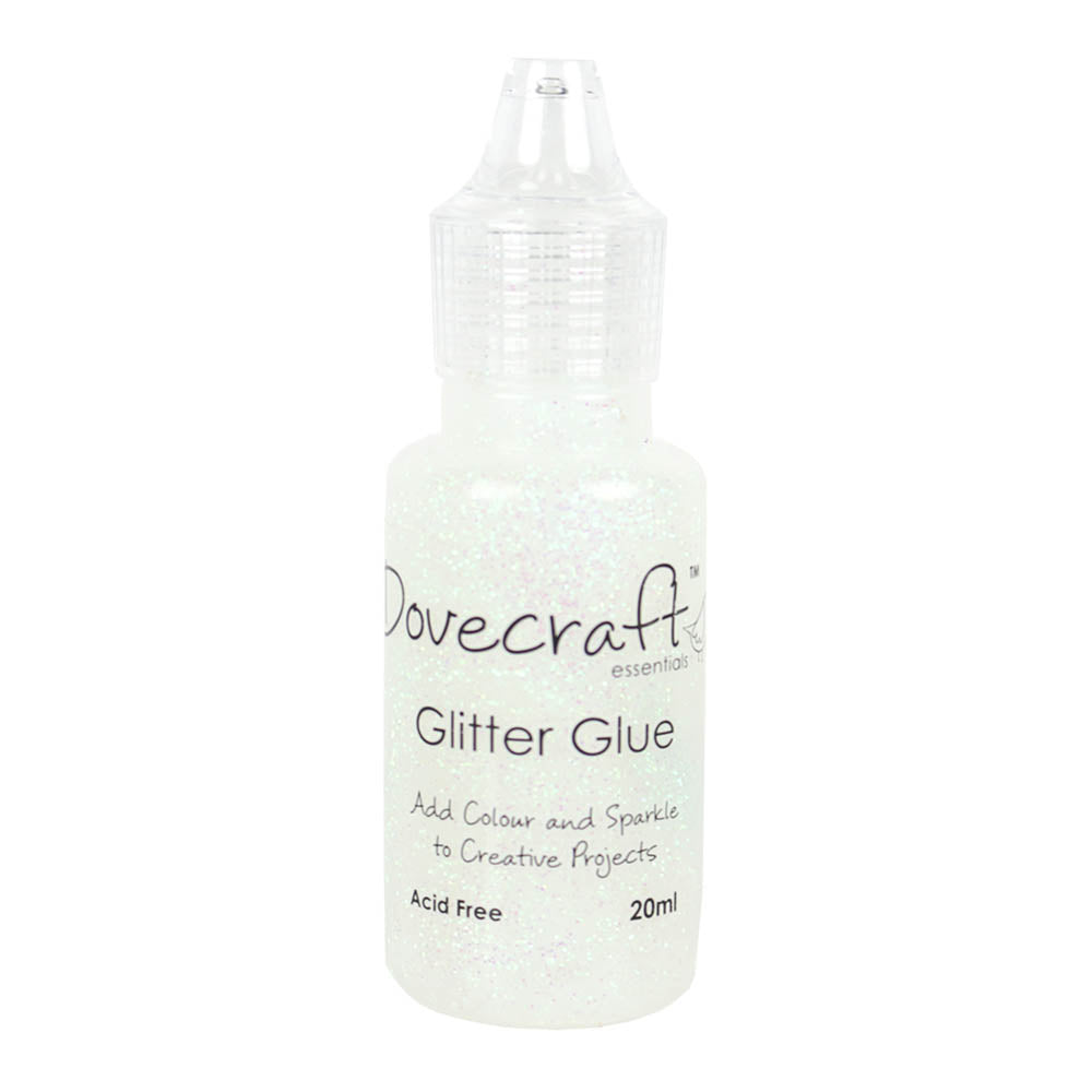 Dovecraft Glitter Glue Crystal 20ml