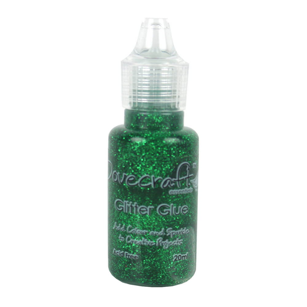 Dovecraft Glitter Glue Forest 20ml
