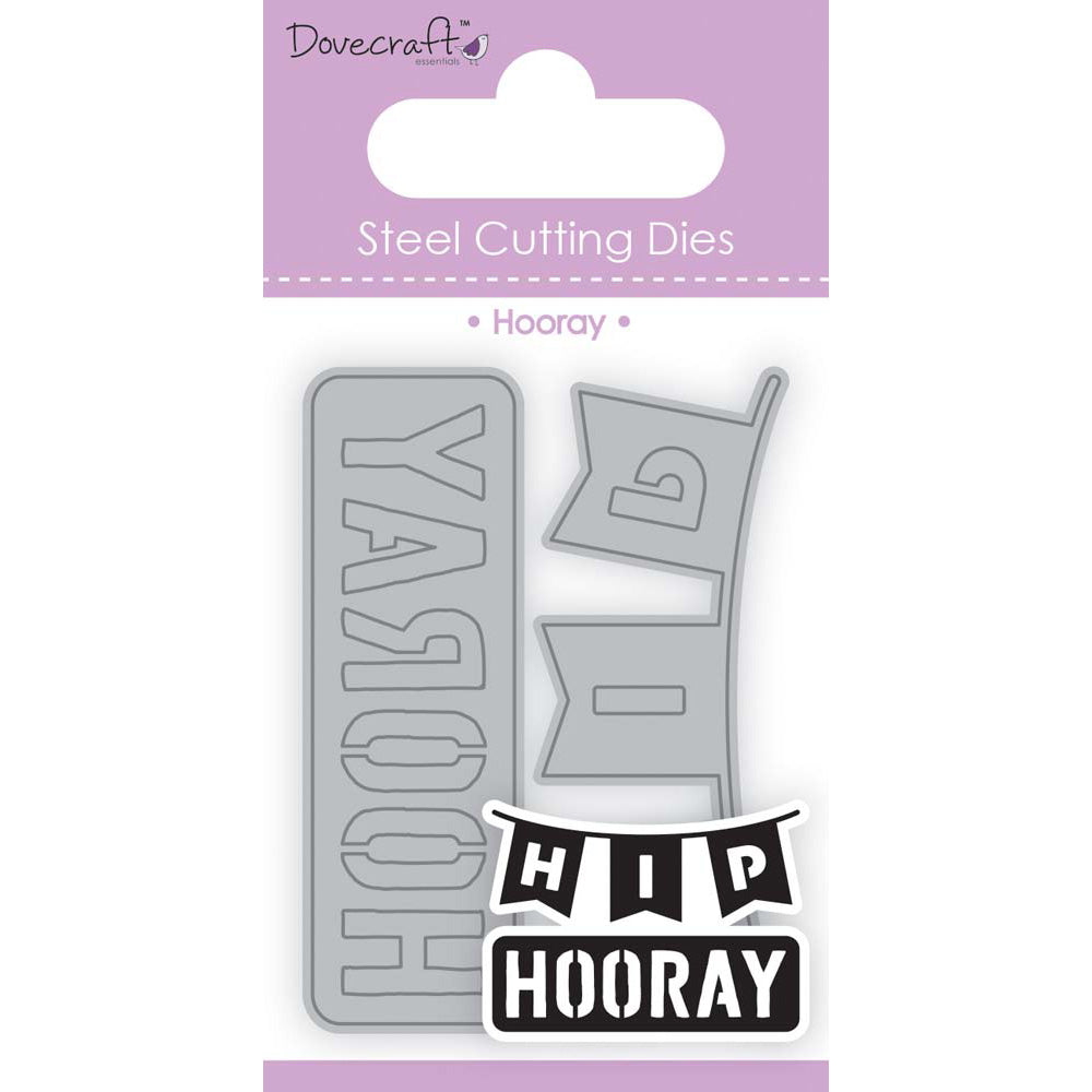 Dovecraft Cutting Die S6 Hip Hip Hooray