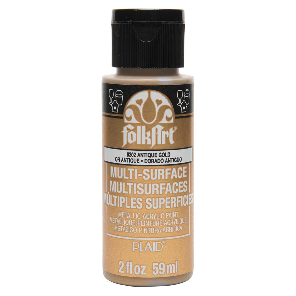2oz FolkArt Multi Met Antique Gold – 59ml (2oz)