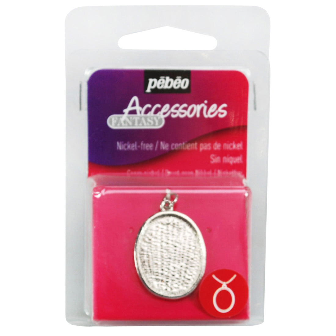 Pebeo Fantasy Metal Jewellery - Oval Pendant