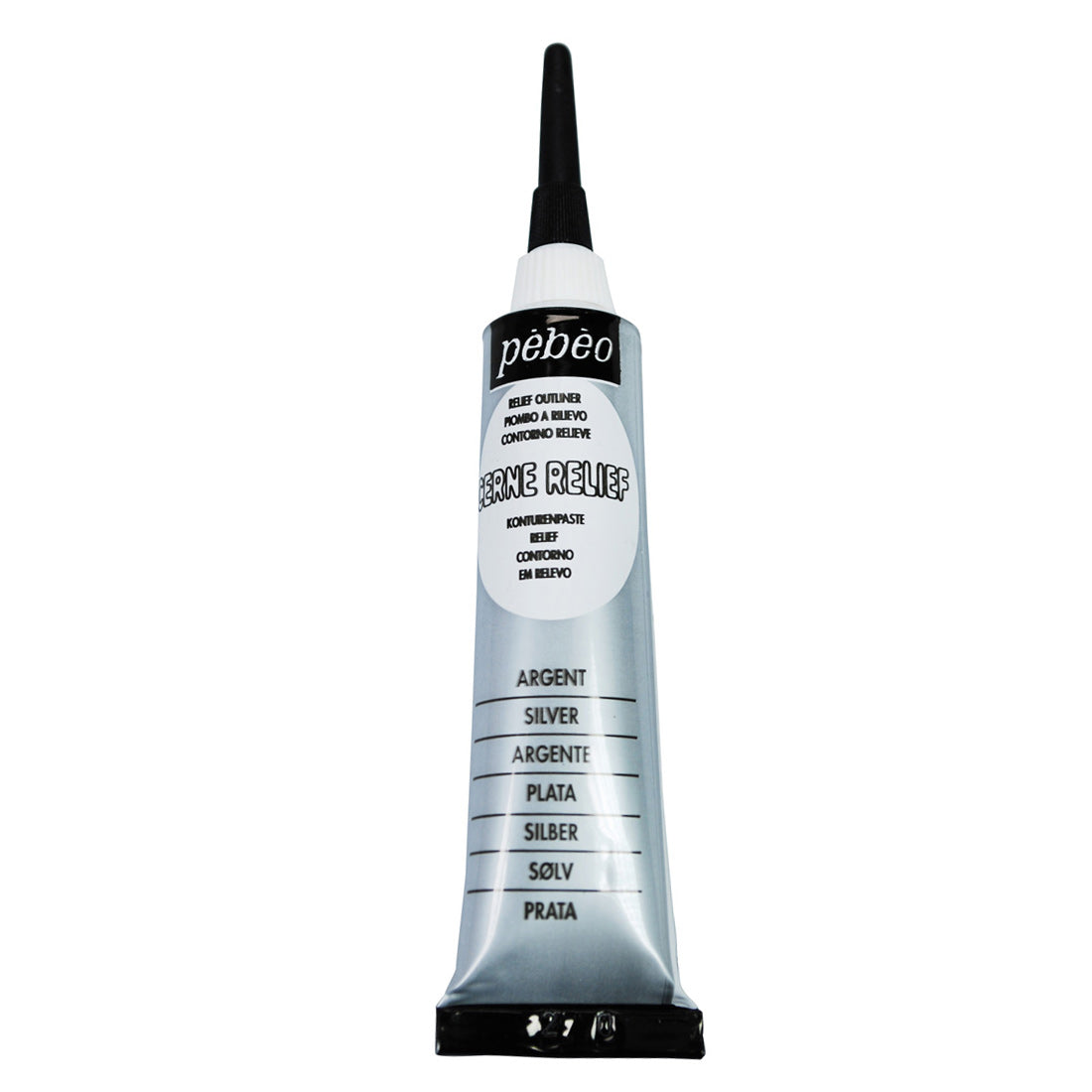 Pebeo Cerne Relief - Silver (20ml)