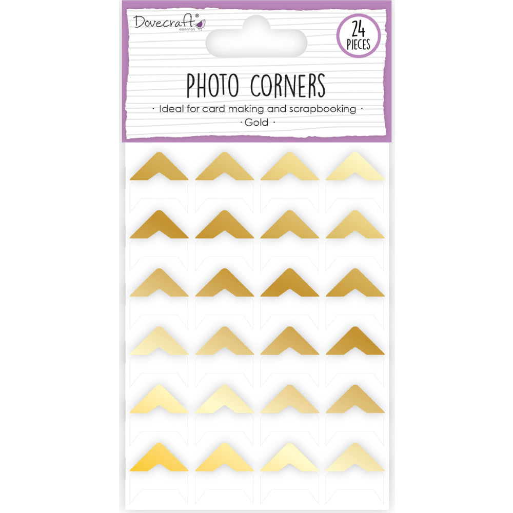 Dovecraft Photo Corners Gold