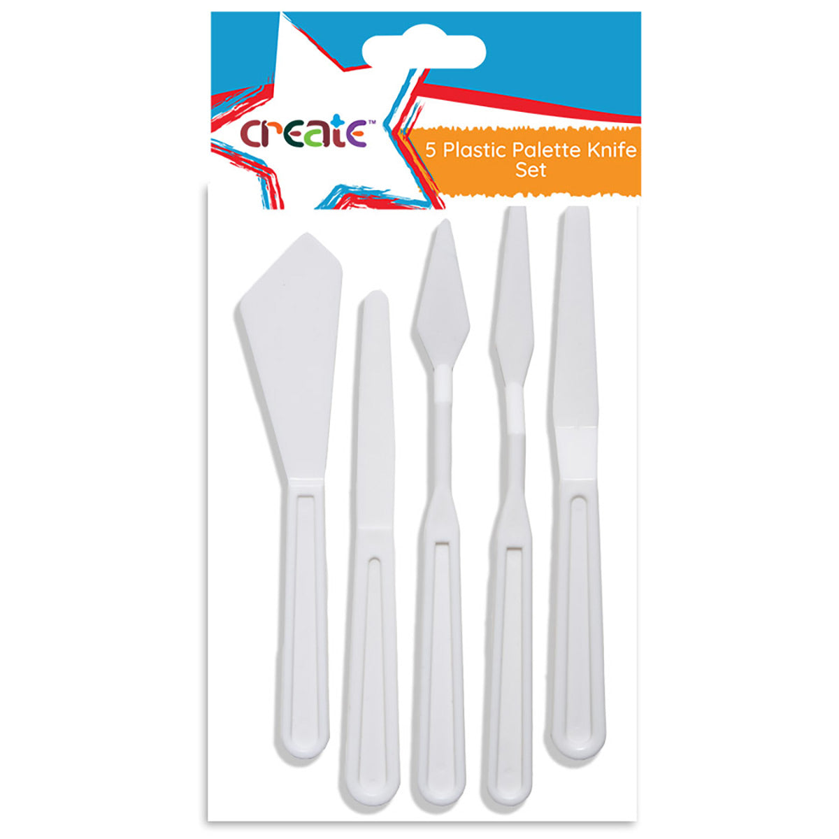 Create 5 Plastic Knives Set