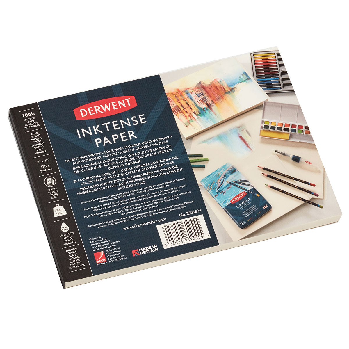 Derwent Inktense Paper Pad 7X11