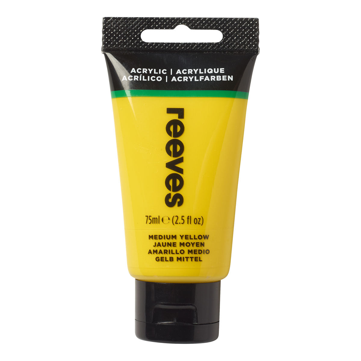Reeves Arylic 75ml Yellow Med