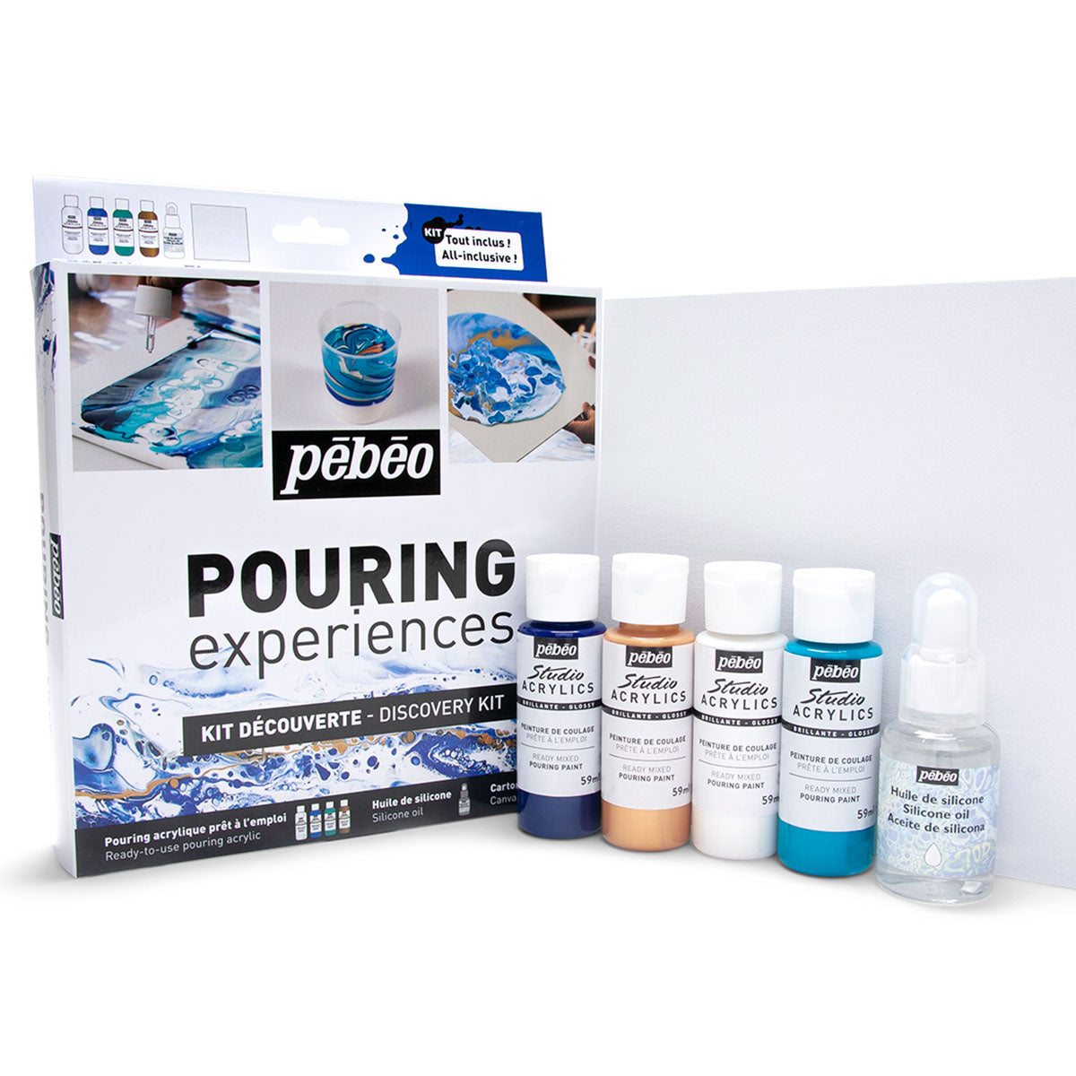 Pebeo Pouring Discovery Kit 6 Pieces