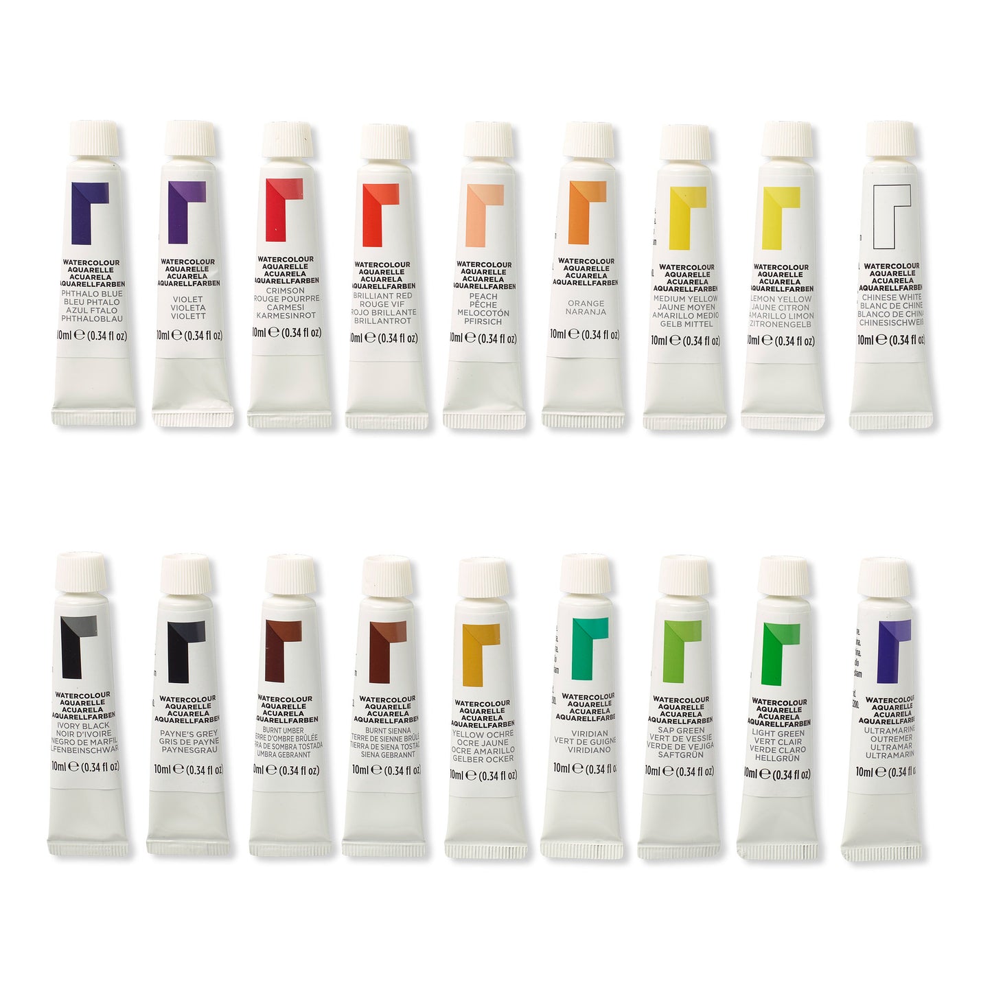 Reeves Fine Watercolours Hang Pack 18 x 12ml