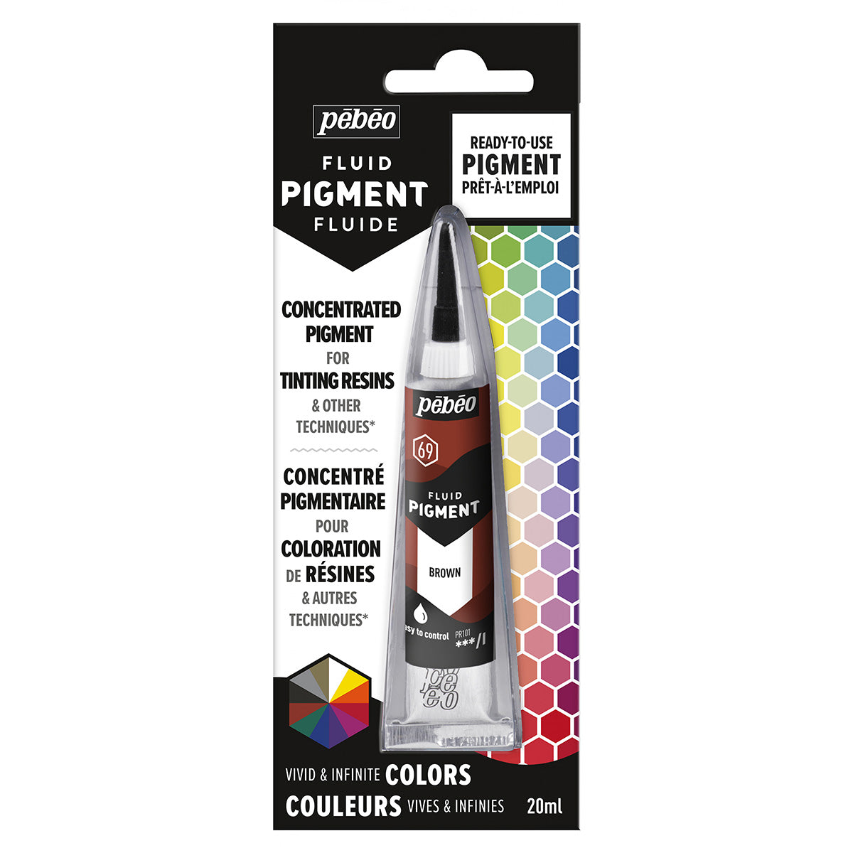 Pebeo Fluid Pigment Brown (20ml)