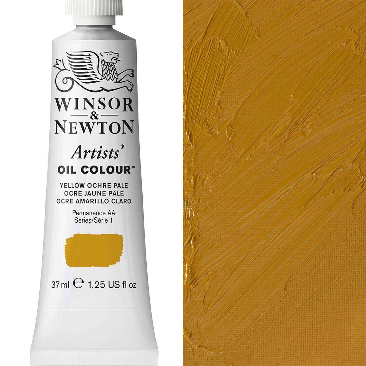 Winsor & Newton Artists' Oil Colour 37ml Yellow Ochre Pale - Winsor & Newton at DRK Crafts