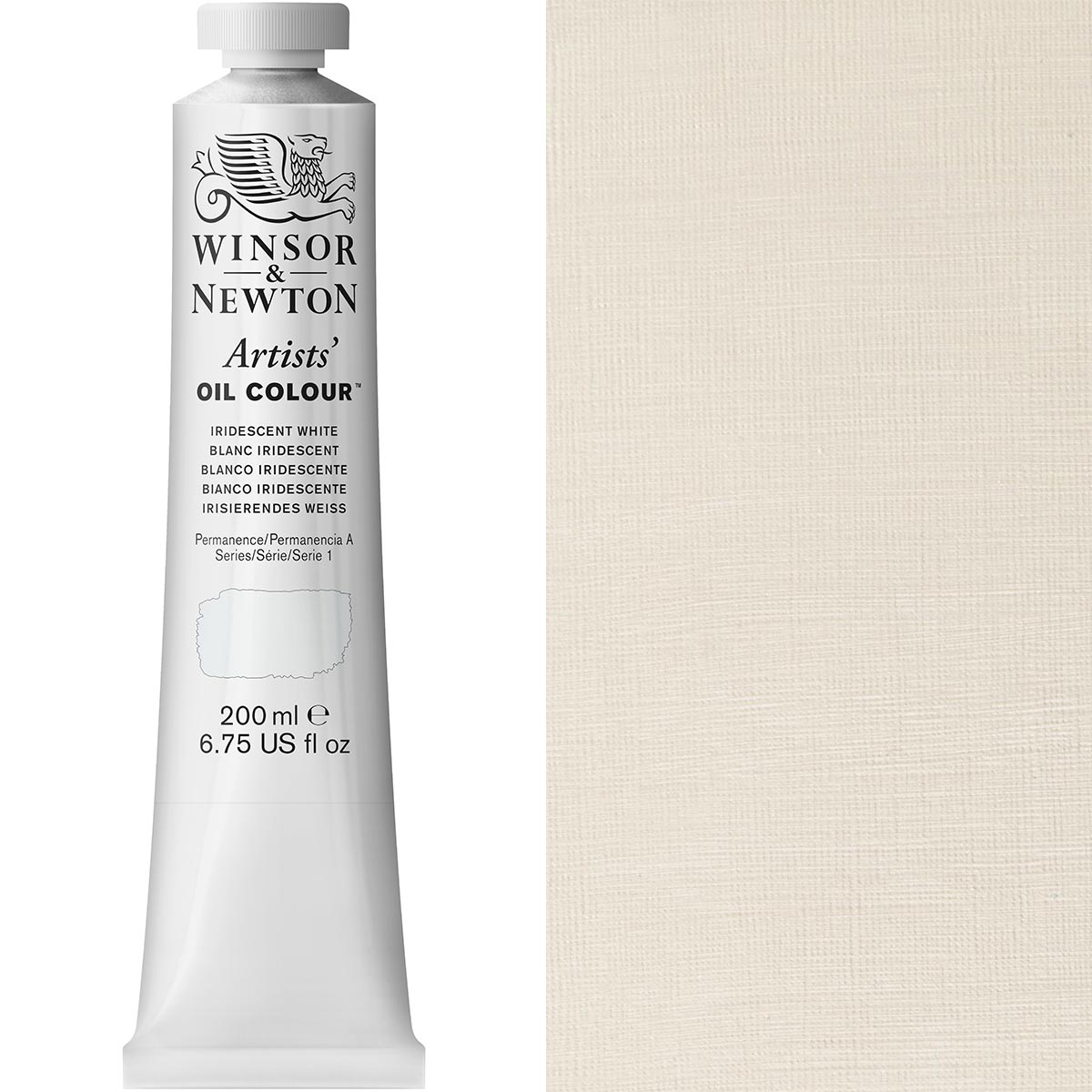 Winsor & Newton Artists' Oil Colour 200ml Iridescent White - Winsor & Newton at DRK Crafts