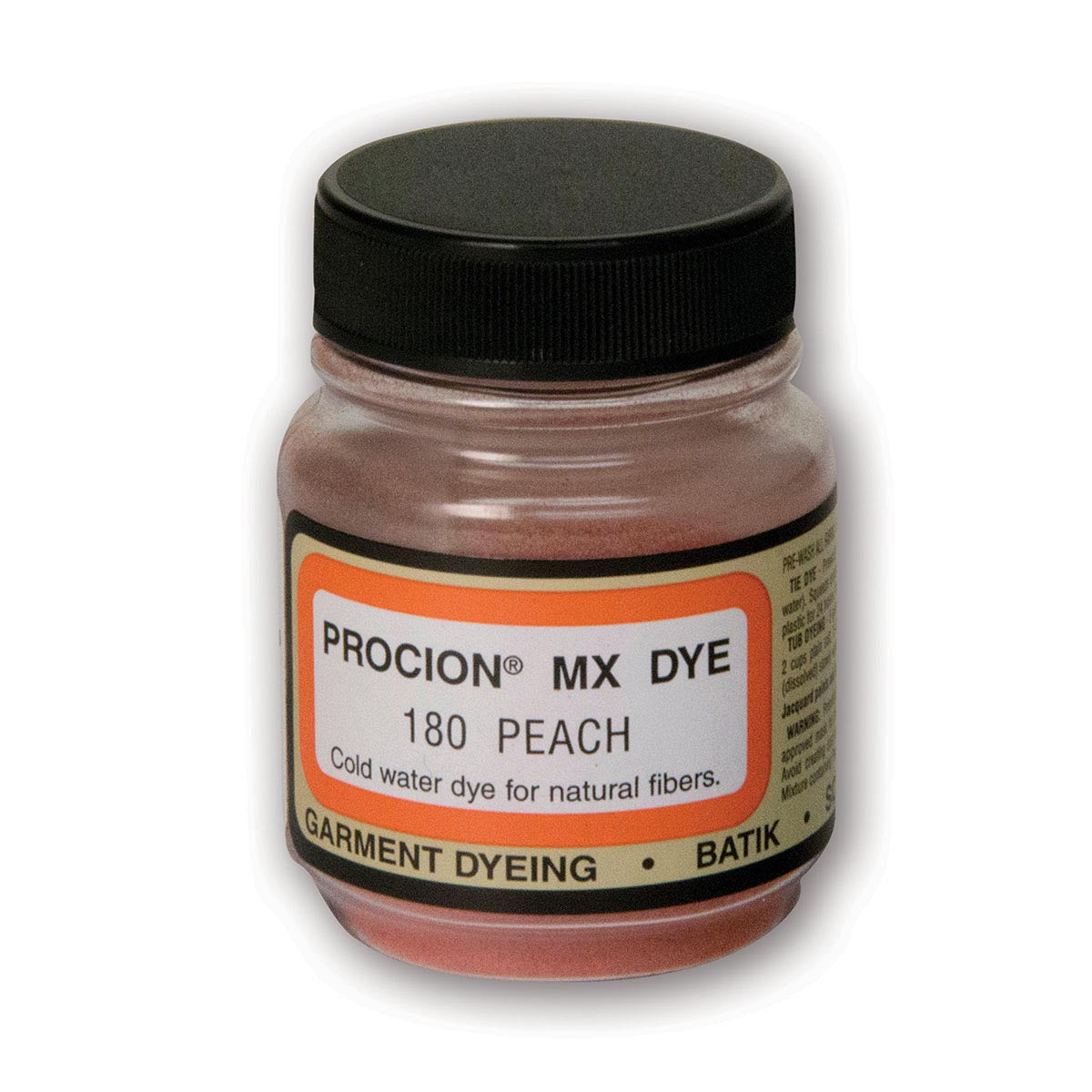Jacquard Procion MX 2/3oz - Peach 180 - Pigments & Powders from Jacquard at DRK Crafts