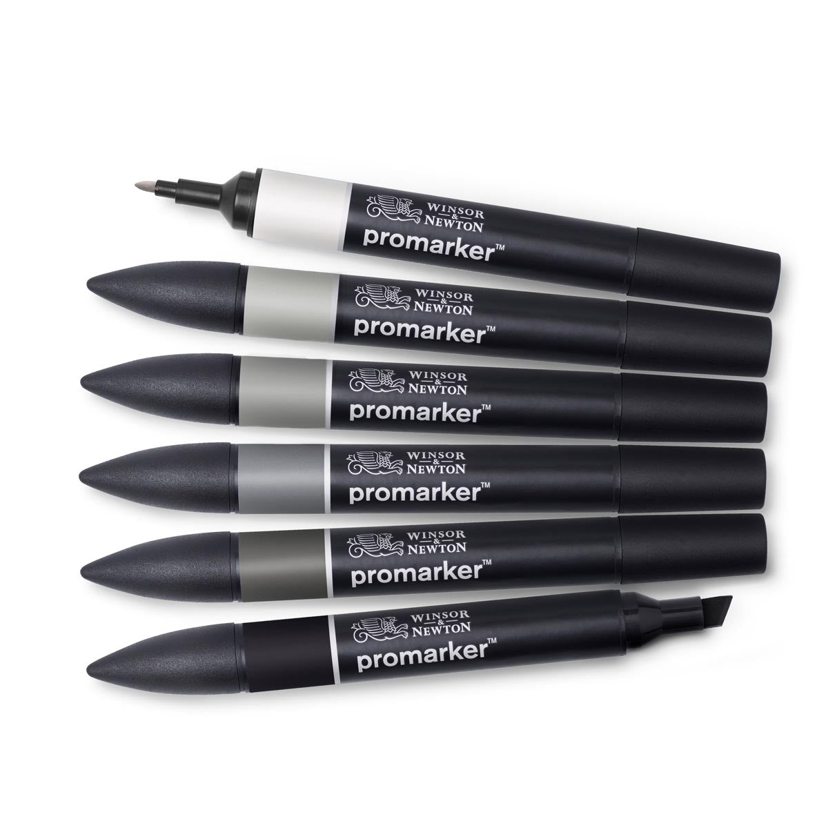 Winsor & Newton Promarker 6 Neutral Tones - Winsor & Newton at DRK Crafts