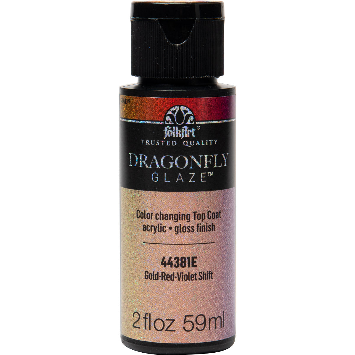 Dragonfly Glaze 2oz – Gold Red Violet Shift – 59ml (2oz)