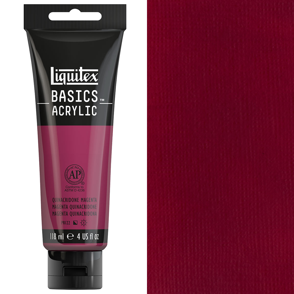 Liquitex - Basics - 118ml Acrylic Paint Quinacridone Magenta