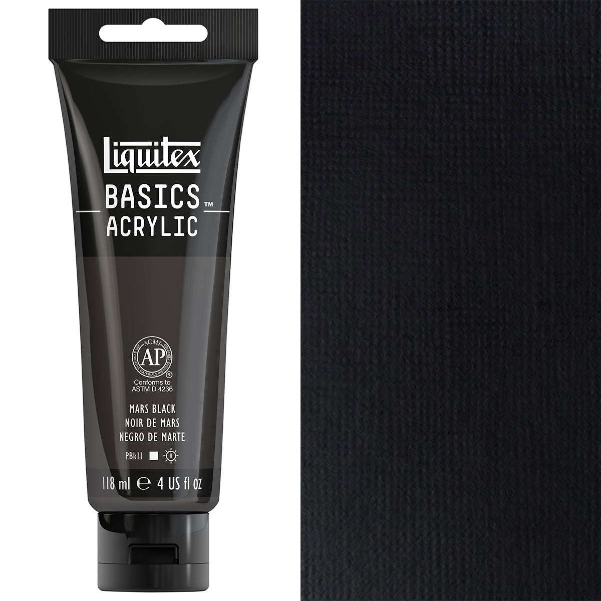 Liquitex - Basics - 118ml Acrylic Paint Mars Black