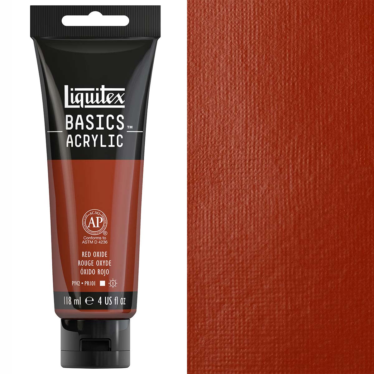Liquitex - Basics - 118ml Acrylic Paint Red Oxide