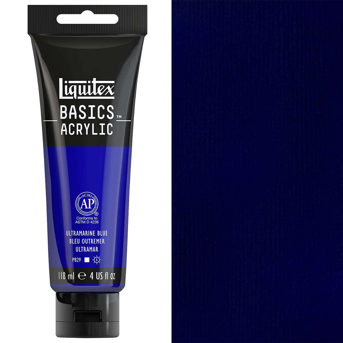 Liquitex - Basics - 118ml Acrylic Paint Ultramarine Blue