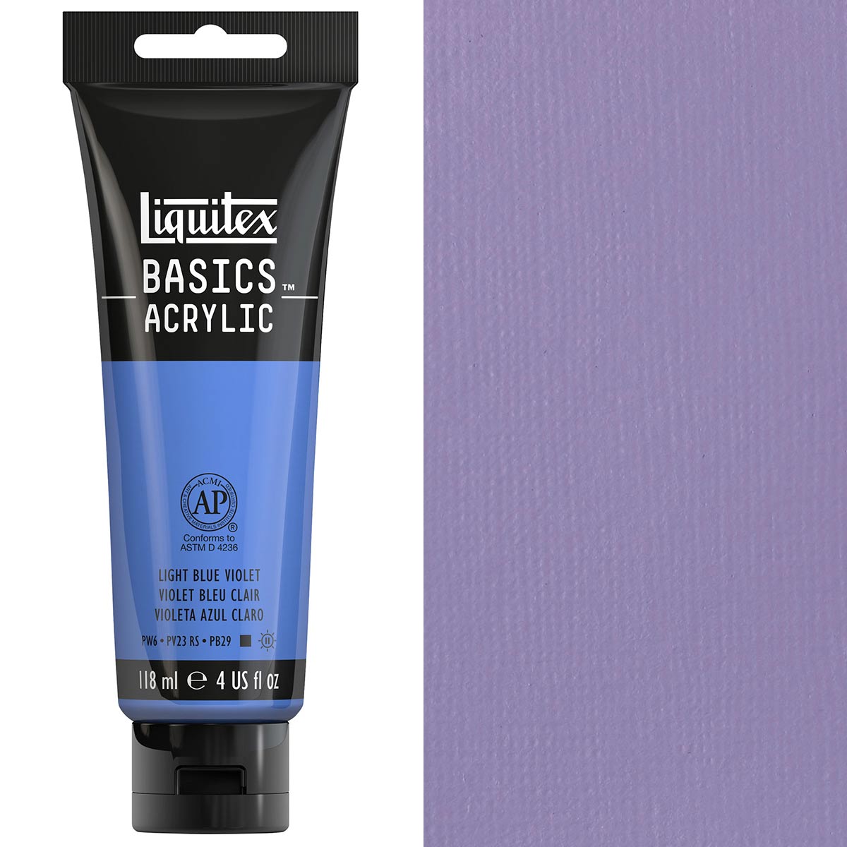 Liquitex Basics Acrylic 118ml Acrylic Paint - Light Blue Violet
