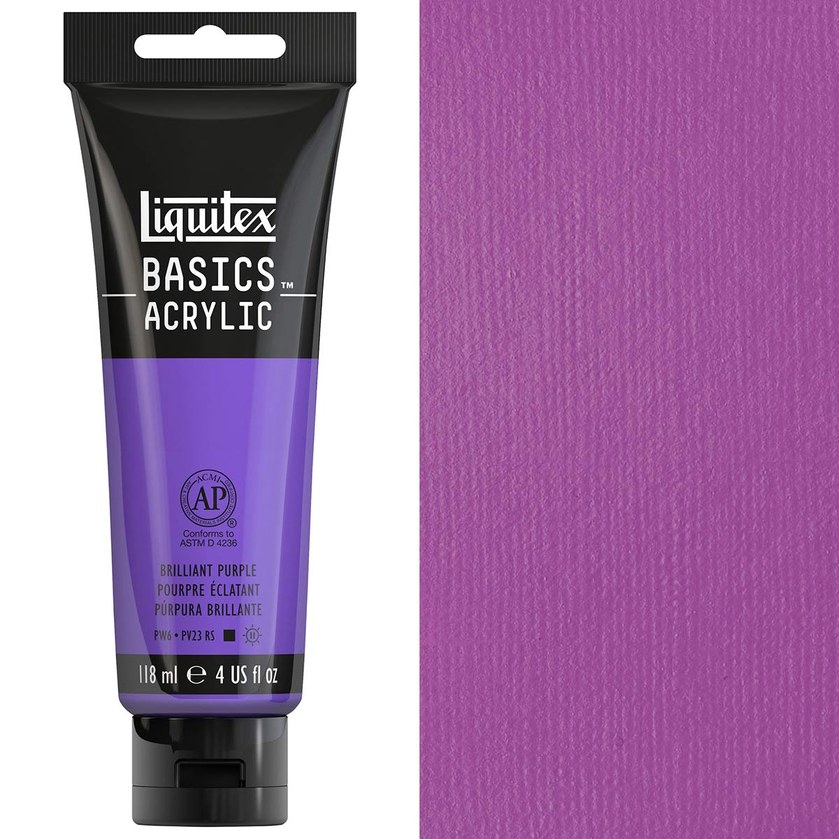 Liquitex Basics Acrylic 118ml Acrylic Paint - Brilliant Purple
