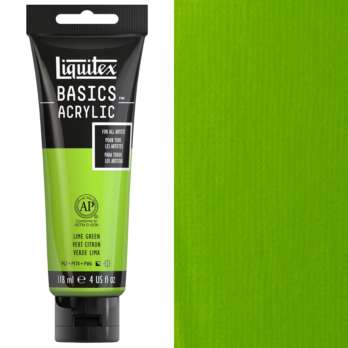 Liquitex Basics Acrylic 118ml Acrylic Paint - Lime Green
