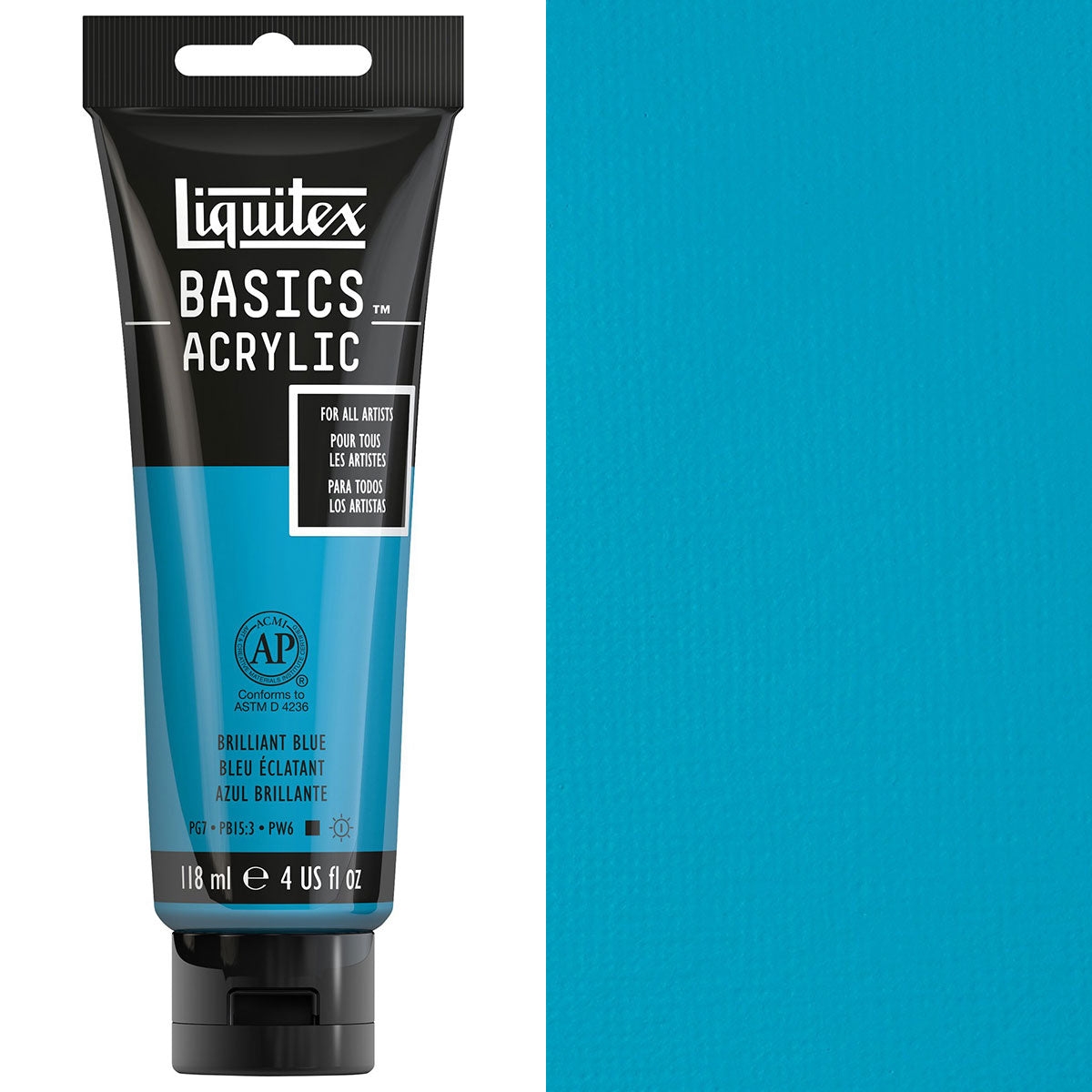 Liquitex Basics Acrylic 118ml Acrylic Paint - Brilliant Blue