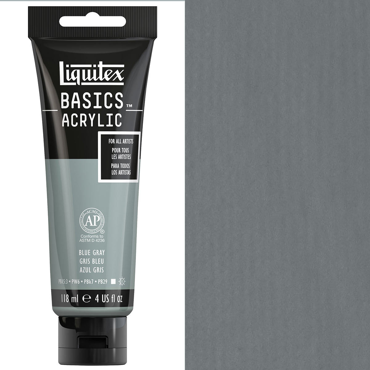 Liquitex Basics Acrylic 118ml Acrylic Paint - Blue Grey