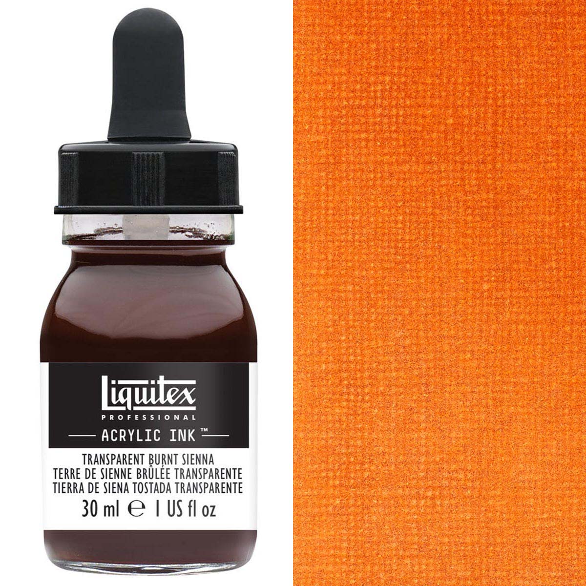 Liquitex - Professional Acrylic Ink - 30ml Transparent Burnt Sienna