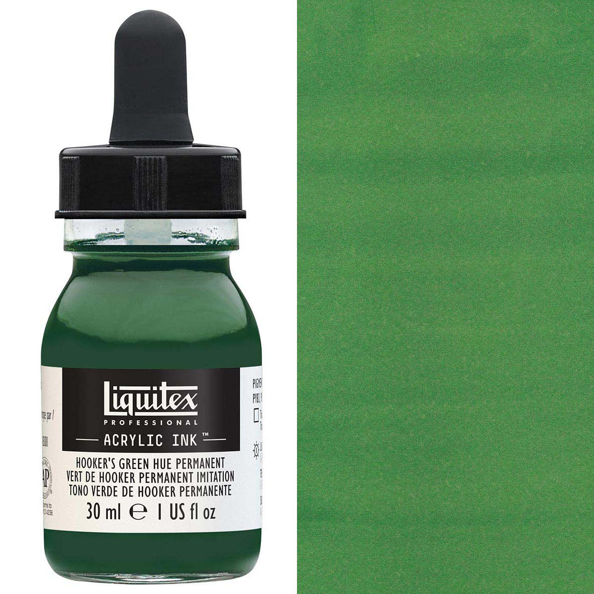 Liquitex - Professional Acrylic Ink - 30ml Hooker's Green Hue Permanent