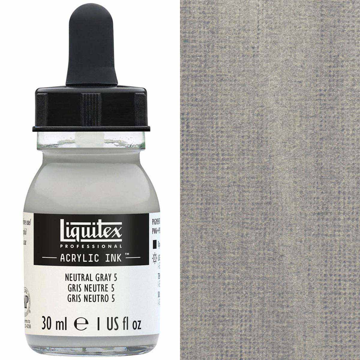 Liquitex - Professional Acrylic Ink - 30ml Neutral Grey 5