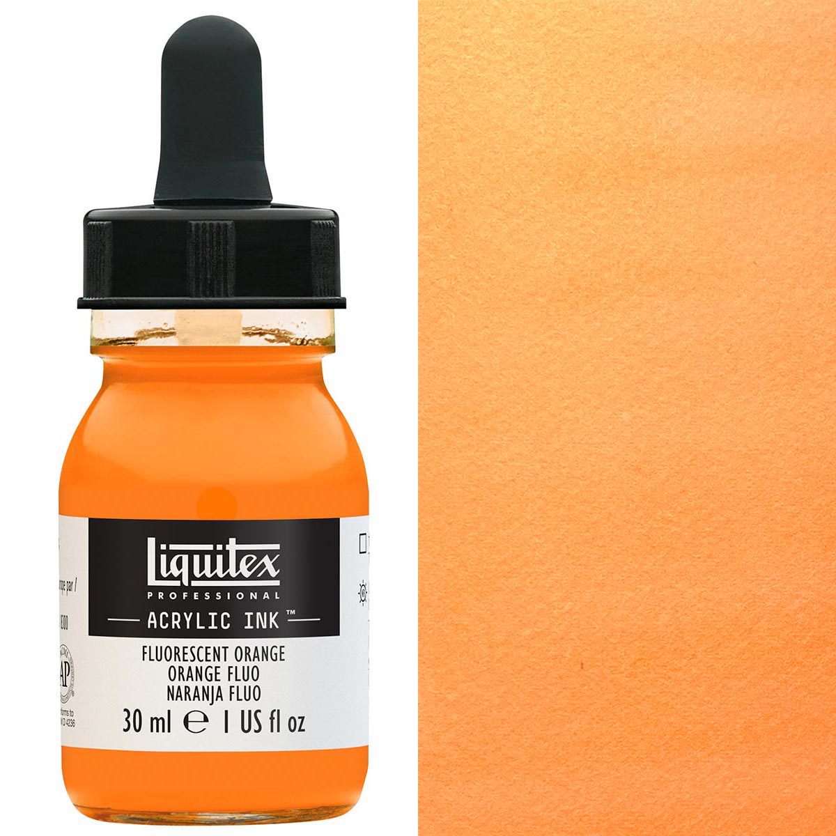 Liquitex - Professional Acrylic Ink - 30ml Fluorescent Orange