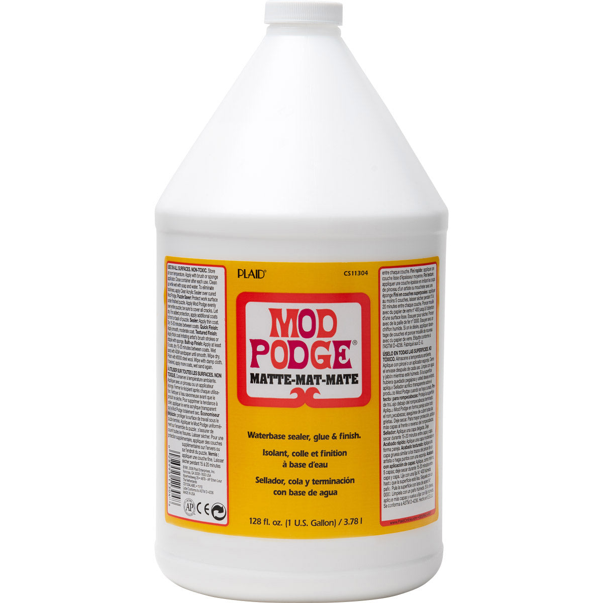 Mod Podge Matte 1 Gallon – 3.785L (1 Gallon)