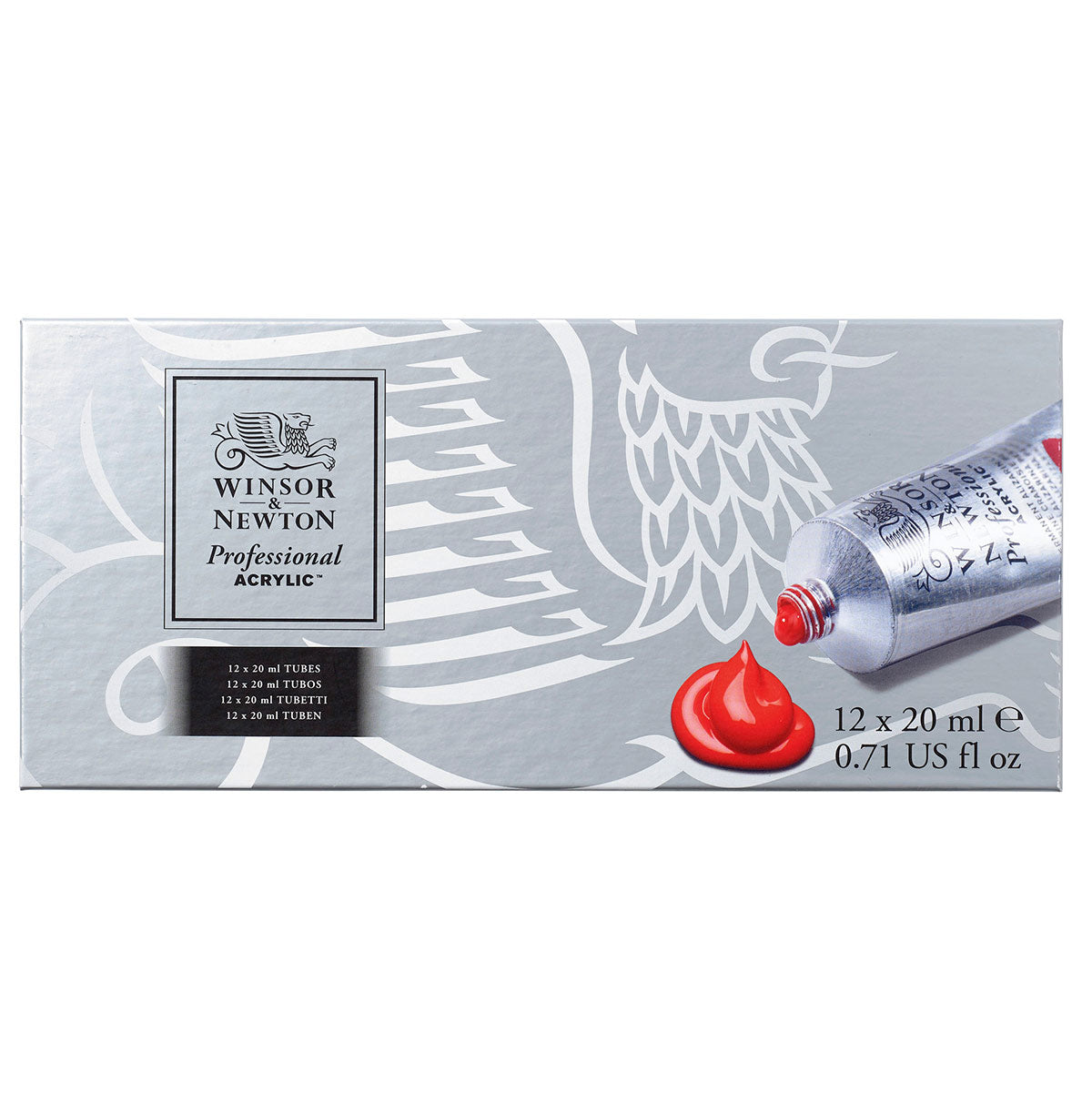 Winsor & Newton Tube Set 12 x 20ml - Professional Acrylic - Winsor & Newton at DRK Crafts