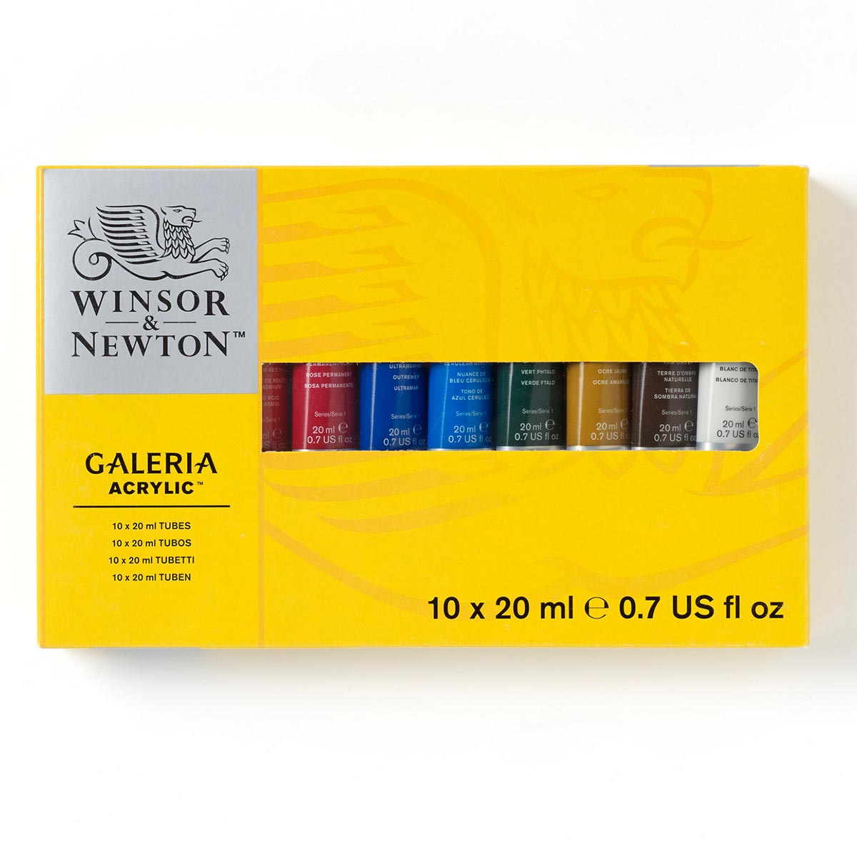 Winsor & Newton Galeria Acrylic Paint 20ml tube set - 10PK - Winsor & Newton at DRK Crafts