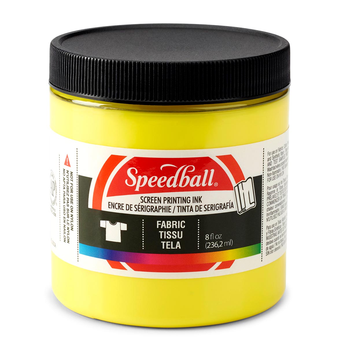 Speedball Fabric Screen Printing Ink – Process Yellow – 236ml (8oz) by Speedball