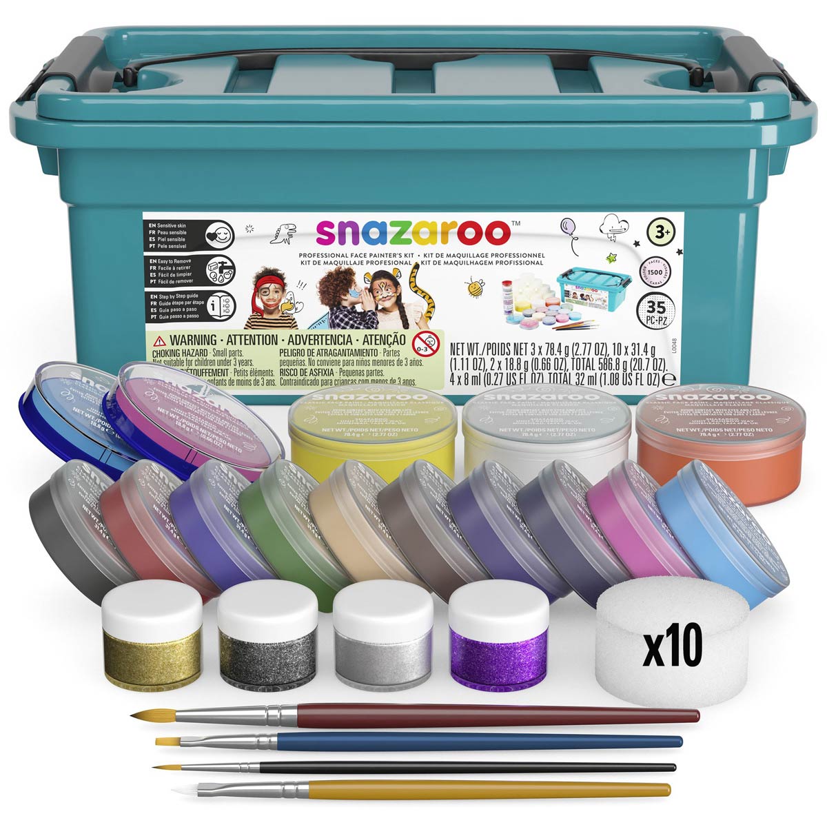 Snazaroo Face Paint Prof Painters Kit (+1500 Faces)